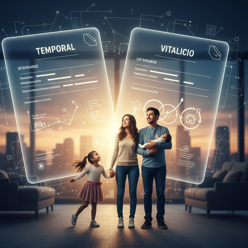 Seguro de Vida Temporal vs. Vitalicio: ¿Cuál es el Mejor para Proteger a tu Familia?